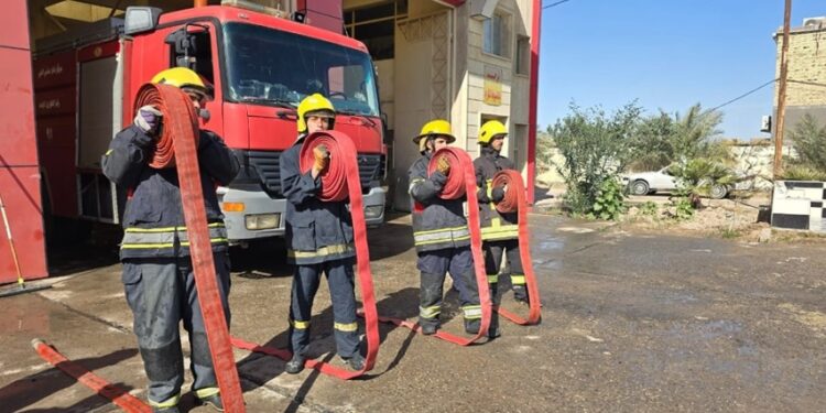 الدفاع المدني في النجف يشكل خلية إعلامية خاصة لتغطية زيارة الأربعين