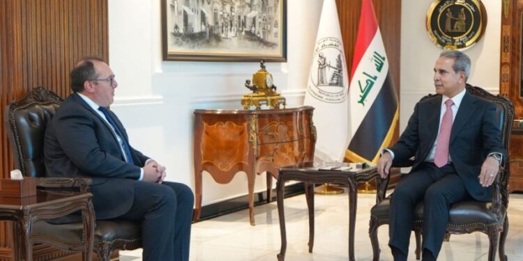 رئيس مجلس القضاء الأعلى يستقبل القائم بأعمال السفارة الأمريكية الجديد