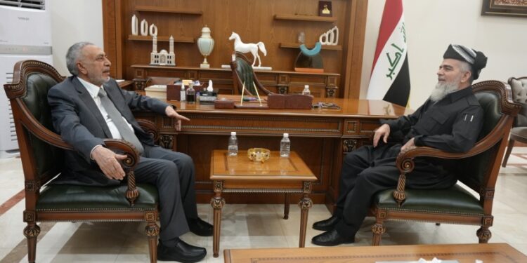 رئيس مجلس النوّاب يستقبل رئيس جماعة العدل الكردستانية