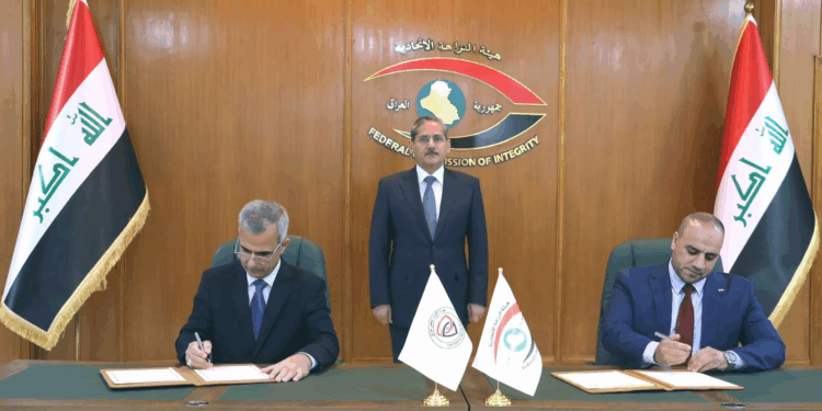 النزاهة والأمن الوطني يوقعان اتفاقاً لتعزيز الجهود في مكافحة الفساد