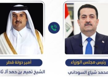 السوداني يجري اتصالاً بأمير قطر