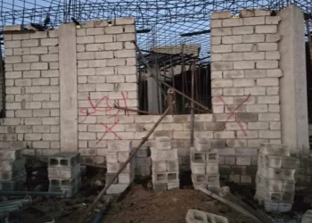 حرق مسجد قيد الإنشاء في ديالى