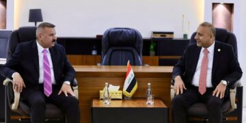 وزير الداخلية يزور محكمة استئناف محافظة الأنبار