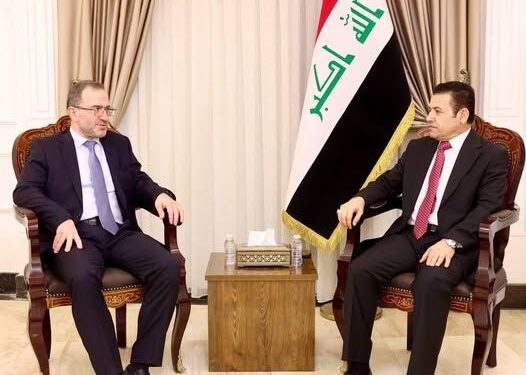 الاعرجي يلتقي السفير الروسي