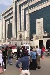 اندلاع حريق داخل جامعة الاسراء