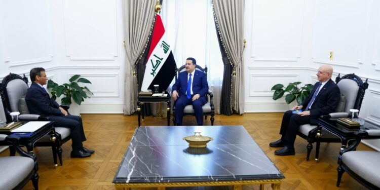 السوداني يستقبل الممثل الخاص للأمين العام للأمم المتحدة في العراق