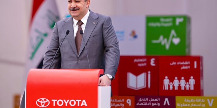 السوداني.. مشروع “تويوتا العراق” بداية لتصنيع السيارات محلياً