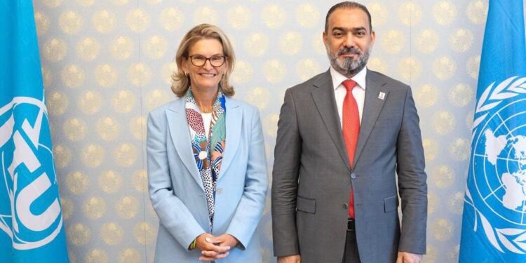 أبورغيف يلتقي الأمين العام للاتحاد الدولي للاتصالات ويبحثان الشراكة واللوائح التنظيمية