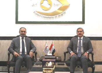 أبورغيف يبحث مع رئيس هيئة النزاهة تعزيز الدور الرقابي وتكامل الجهود المؤسسية