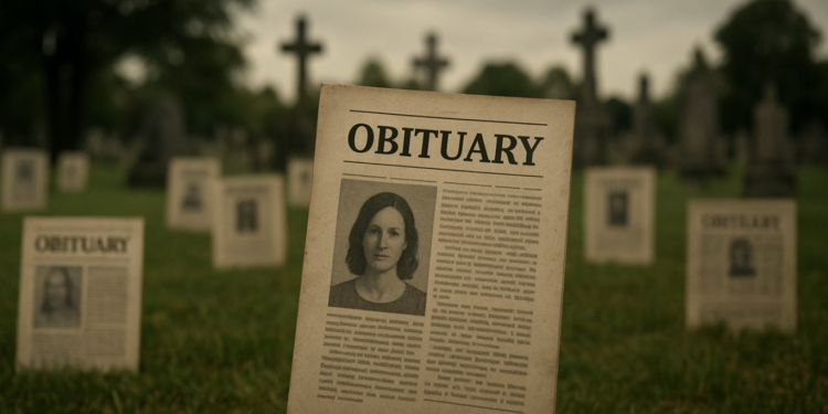 أوراق النعي تكشف أمورا مذهلة عن الحياة