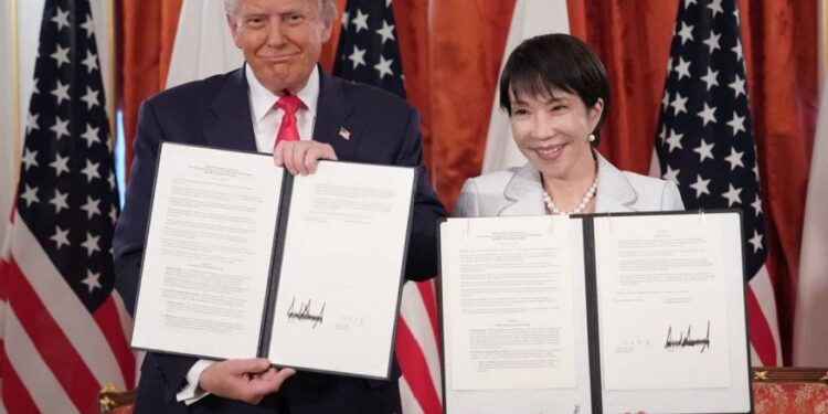 ترامب من طوكيو.. الولايات المتحدة حليف لليابان على “أعلى مستوى”