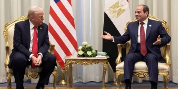 ترامب.. الرئيس المصري لعب دوراً بالغ الأهمية في المفاوضــــات مع حماس