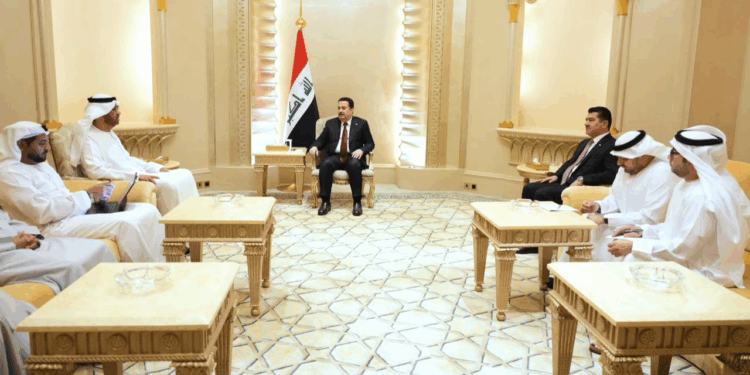 السوداني يبحث في أبوظبي مع وزير الصناعة الإماراتي التعاون في الطاقة والبتروكيماويات