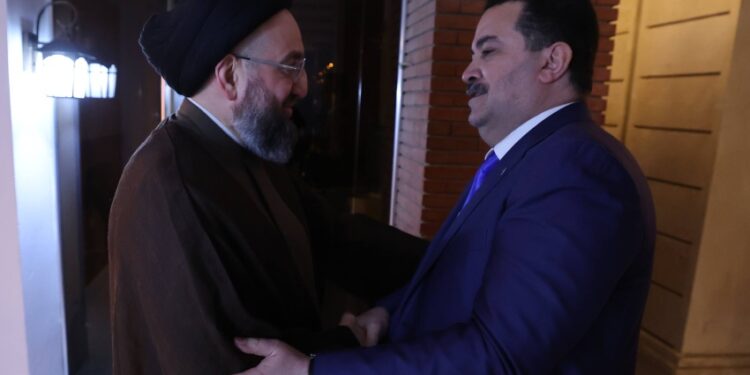 الحكيم يلتقي السوداني لمناقشة الأوضاع السياسية وتأمين الانتخابات