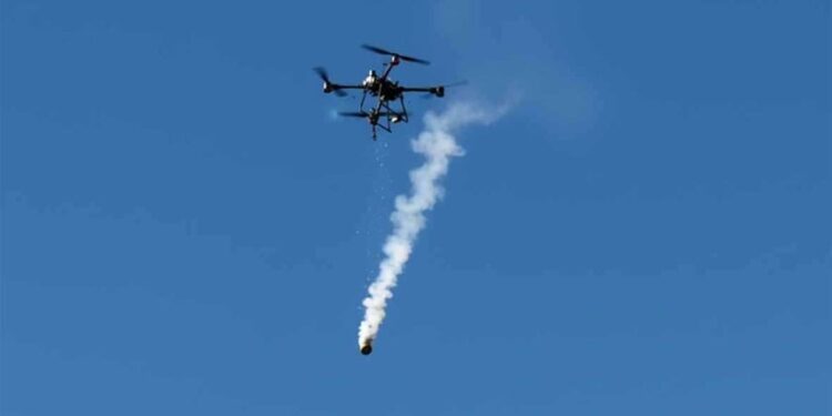 سقوط طائرة مسيرة إسرائيلية في غلاف غزة