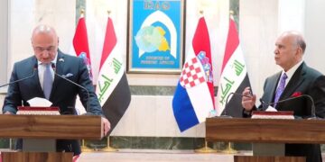 العراق وكرواتيا يبحثان إعفاء الدبلوماسيين وتعزيز التعاون في الطاقة والتجارة