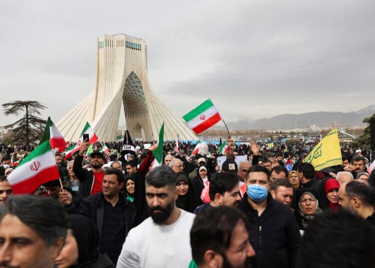 إيران تحيي ذكرى الثورة الإسلامية بمسيرات واسعة في العاصمة طهران