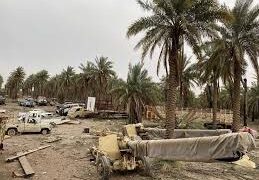 قصف أمريكي وإسرائيلي يستهدف منطقة جرف الصخر شمالي بابل