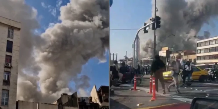 ضربات (أميركية إسرائيلية) تستهدف إيران.. انفجارات في طهران وإغلاق المجال الجوي