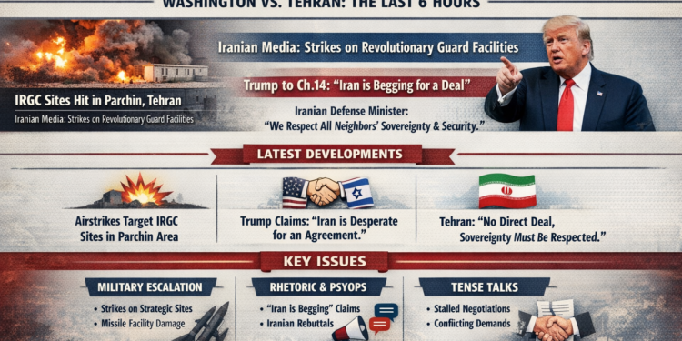ضربات على بارتشين وتصريحات متضاربة بين واشنطن وطهران.. الساعات الأخيرة تكشف صراع الرواية