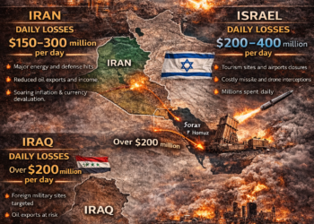 تكلفة الحرب: مليارات الدولارات تحترق مع تصاعد الصراع بين إيران والولايات المتحدة وإسرائيل واهتزاز اقتصاد الشرق الأوسط