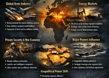 من يربح من الحرب؟ خريطة المستفيدين الخفيين من التصعيد في الشرق الأوسط