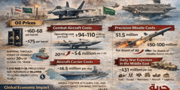 اقتصاد الحرب بالأرقام… كم تكلف ساعة واحدة من الصراع في الشرق الأوسط؟