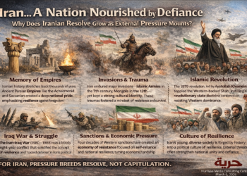 إيران… أمة تتغذى على التحدي .. لماذا كلما اشتد الضغط الخارجي ازداد الإصرار الإيراني؟