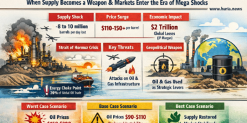 أزمة الطاقة العالمية 2026… حين تتحول الإمدادات إلى سلاح وتدخل الأسواق عصر الصدمات الكبرى