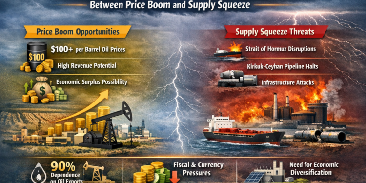 الاقتصاد العراقي في قلب عاصفة الطاقة 2026… بين وفرة الأسعار واختناق الإمدادات