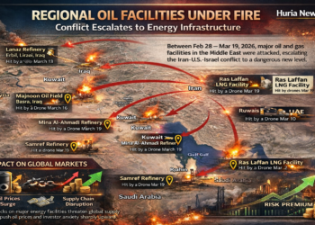 نيران الطاقة تتمدد إقليمياً… استهداف المنشآت النفطية يدخل الحرب أخطر مراحلها ويهدد الاقتصاد العالمي