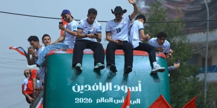 بغداد تحتفل بتأهل العراق إلى مونديال 2026 بجولة جماهيرية لأسود الرافدين