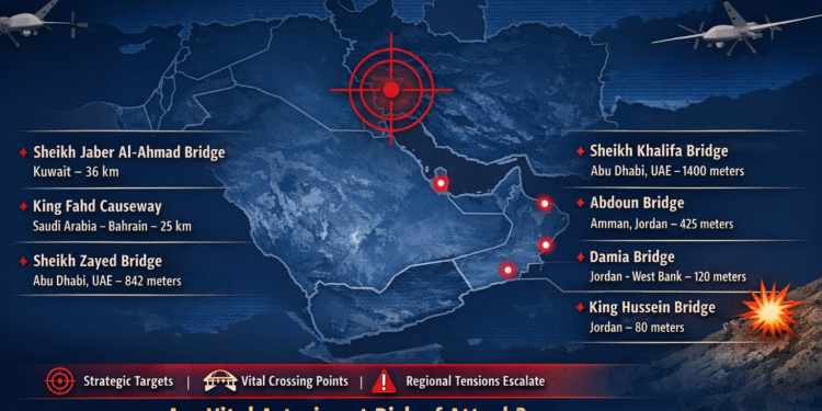 تهديد الجسور في الخليج والأردن.. هل دخلت الحرب مرحلة استهداف شرايين الربط الإقليمي؟