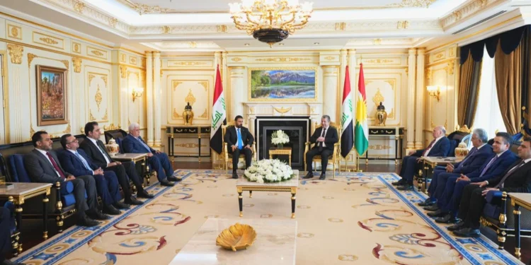الزيدي وبارزاني يؤكدان من أربيل توحيد الجهود لتشكيل حكومة مستقرة وتعزيز الشراكة بين بغداد والإقليم