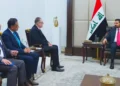 الزيدي يبحث مع برنامج الأمم المتحدة الإنمائي تمويل المشاريع وملف النازحين الإيزيديين