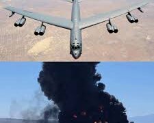تحطم قاذفة أمريكية من طراز “بي-52” بعد إقلاعها من قاعدة إدواردز في كاليفورنيا