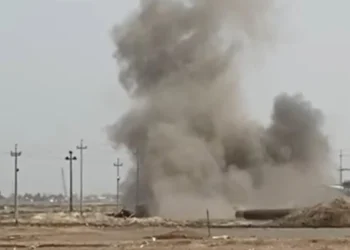 حادث أمني في الفاو.. سقوط طائرة مسيّرة وإشعال النيران في موقع العمل