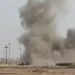 حادث أمني في الفاو.. سقوط طائرة مسيّرة وإشعال النيران في موقع العمل