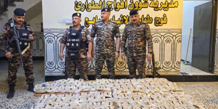ضربة أمنية في الأنبار.. ضبط 175 ألف حبة كبتاغون كانت معدة للتهريب