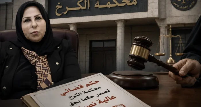 محكمة استئناف بغداد الكرخ تلزم عالية نصيف بتعويض مستشار قانوني في الداخلية.. حكم يعزز الحماية القانونية للوظيفة العامة
