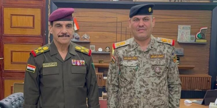 تكليف اللواء الركن أركان جميل المياحي بقيادة فرقة المشاة السادسة عشرة في الجيش العراقي