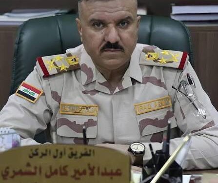 تكليف الفريق أول الركن عبد الأمير الشمري مديراً لمكتب القائد العام للقوات المسلحة