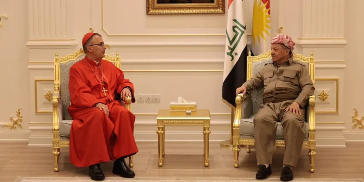 بارزاني وبطريرك الكنيسة الكلدانية يؤكدان حماية المسيحيين وترسيخ التعايش في العراق