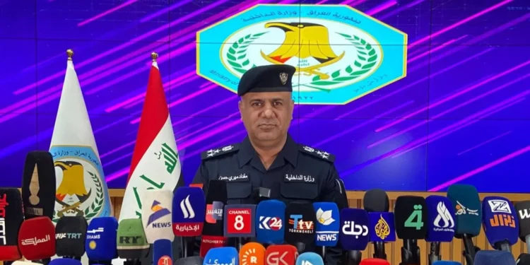 الداخلية: تراجع واضح في معدلات الجريمة وبغداد تتصدر المحافظات الأكثر انخفاضاً