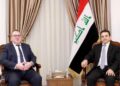 ‏القائم بالأعمال الأمريكي يواصل جولته الوداعية.. التقى الأعرجي وأكدا دعم أمن العراق واستقراره وسيادته