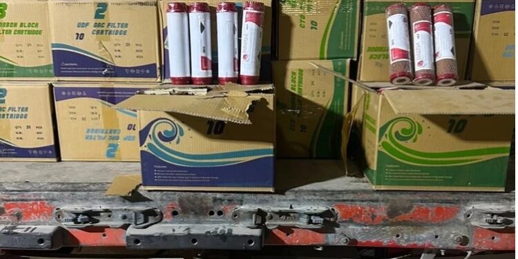 ضبط عجلة في منفذ زرباطية بعد تغيير وصف بضاعة للتهرب من الرسوم الجمركية