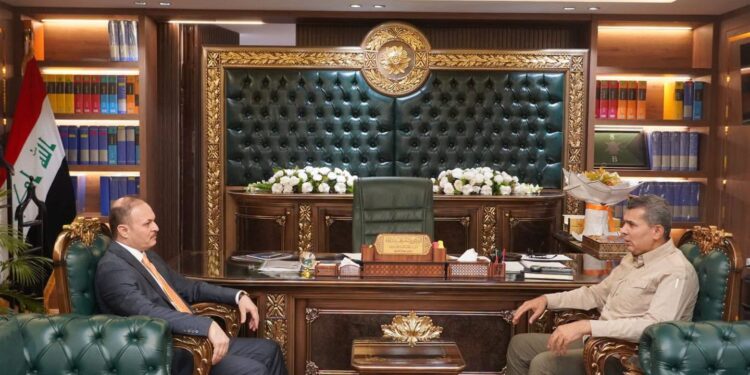 سعد معن يبحث مع مستشارية الأمن القومي تعزيز التعاون في مجال الإعلام والأمن النفسي