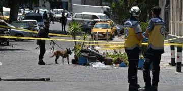 إصابات بانفجار عبوة ناسفة في حافلة لقوى الأمن الداخلي قرب دمشق