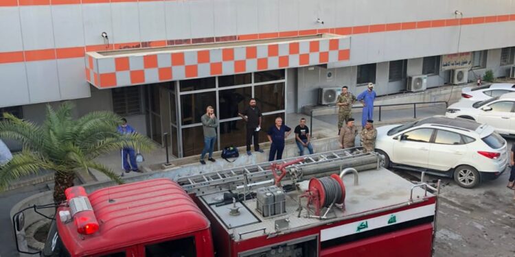 سبلت كاد أن يتسبب بالكارثة.. إنقاذ 6 أطفال من ردهة الخدج خلال إخماد حريق بمستشفى النعمان