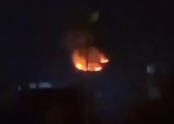 بالفيديو.. سقوط طائرة مسيرة في أربيل بعد أسابيع من الهدوء